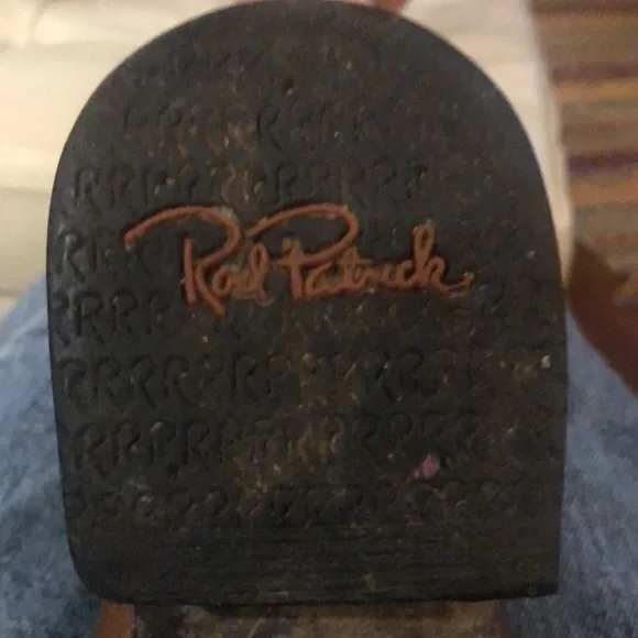 Rod Patrick Wing Tip Square Toe Western Boots - Picture 15 of 16